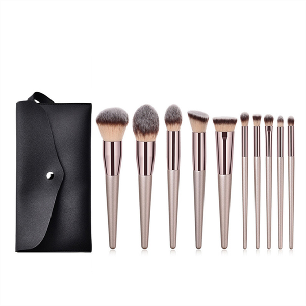 makeup brushes 10 pcs champagne set eye shadow foundation powder eyelash make up brush cosmetic beauty tool kit
makeup brushes 10 pcs champagne set eye shadow foundation powder eyelash make up brush cosmetic beauty tool kit