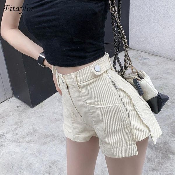 fitaylor summer women streetwear wide leg zipper black denim shorts casual female vintage solid color pocket jeans women's, White;black
fitaylor summer women streetwear wide leg zipper black denim shorts casual female vintage solid color pocket jeans women's, White;black