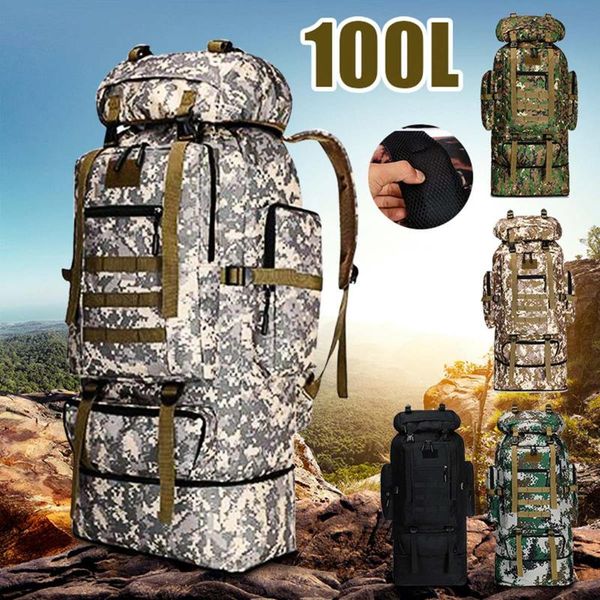 backpack 2021 100l large capacity military tactical outdoor hiking climbing camping bag camouflage travel rucksack
backpack 2021 100l large capacity military tactical outdoor hiking climbing camping bag camouflage travel rucksack