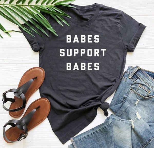 womens babes support print women tshirt cotton casual funny t shirt for yong girl tee hipster drop ship, White
womens babes support print women tshirt cotton casual funny t shirt for yong girl tee hipster drop ship, White