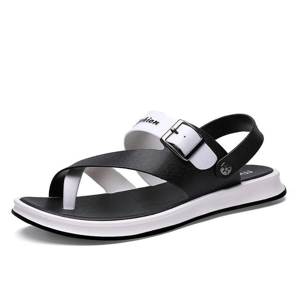sandals men split genuine leather shoes brand casual slippers summer beach comfort flip flops, Black
sandals men split genuine leather shoes brand casual slippers summer beach comfort flip flops, Black