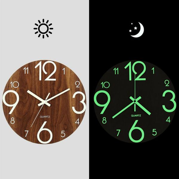 luminous wall clock 12 inch wooden silent non-ticking kitchen clocks with night lights for indoor/outdoor living room bed
luminous wall clock 12 inch wooden silent non-ticking kitchen clocks with night lights for indoor/outdoor living room bed