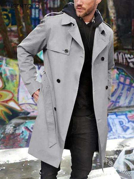 men's trench coats men autumn lapel single-breasted slim solid casual pocket street fashion long, Tan;black
men's trench coats men autumn lapel single-breasted slim solid casual pocket street fashion long, Tan;black