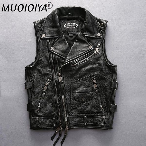 men's leather & faux factory 2021 men black genuine jacket vest fashion thick cowhide oblique lapels motorcycle biker vests
men's leather & faux factory 2021 men black genuine jacket vest fashion thick cowhide oblique lapels motorcycle biker vests