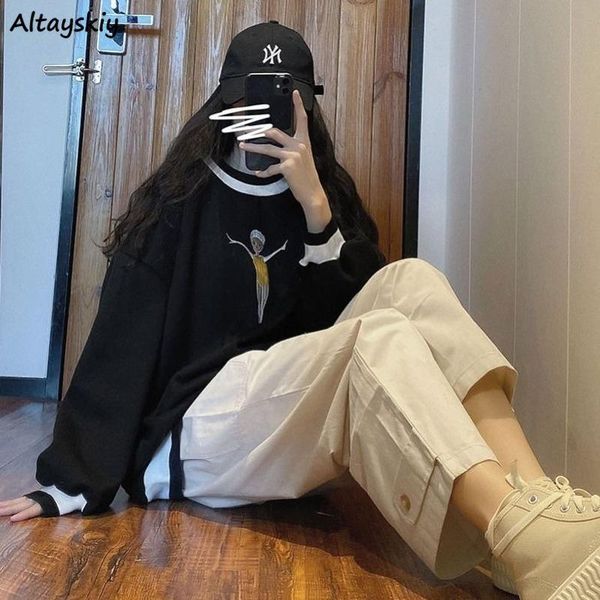 women's pants & capris women autumn winter loose harajuku ankle-length straight trousers plus velvet casual students womens chic solid, Black;white
women's pants & capris women autumn winter loose harajuku ankle-length straight trousers plus velvet casual students womens chic solid, Black;white