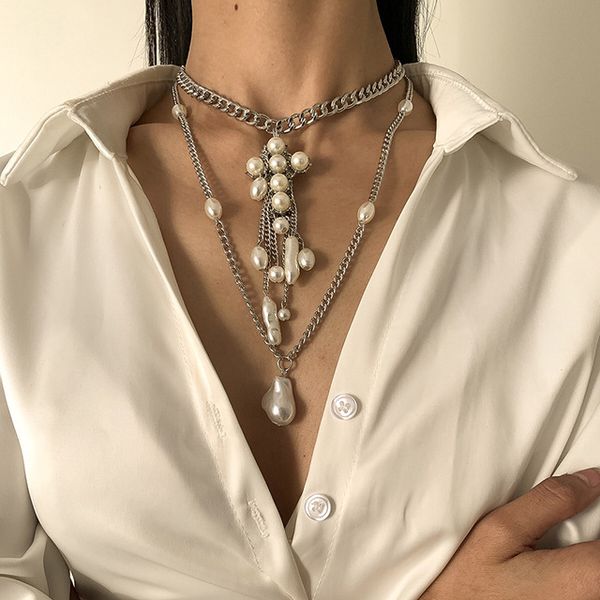 catholic cross pendant necklaces imitation pearl round bead clavicle chain light luxury simple religious necklace 2021 jewelry wholesale, Silver
catholic cross pendant necklaces imitation pearl round bead clavicle chain light luxury simple religious necklace 2021 jewelry wholesale, Silver