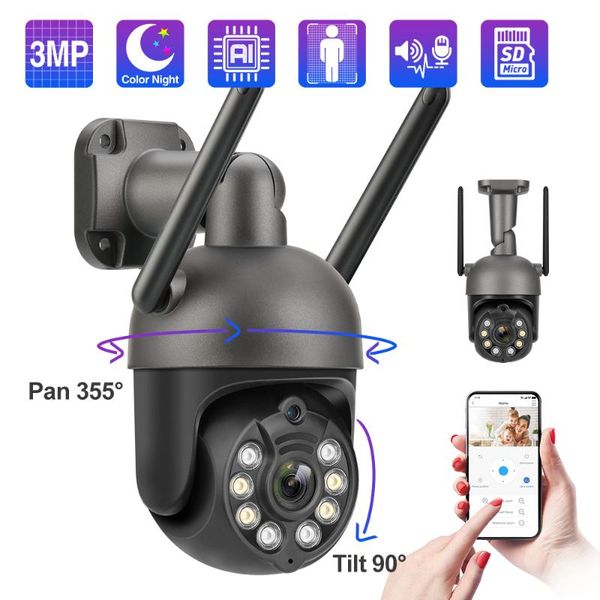 cameras techage 3mp wireless ptz camera full color night human detection two-way audio record wifi outdoor speed dome cctv video
cameras techage 3mp wireless ptz camera full color night human detection two-way audio record wifi outdoor speed dome cctv video