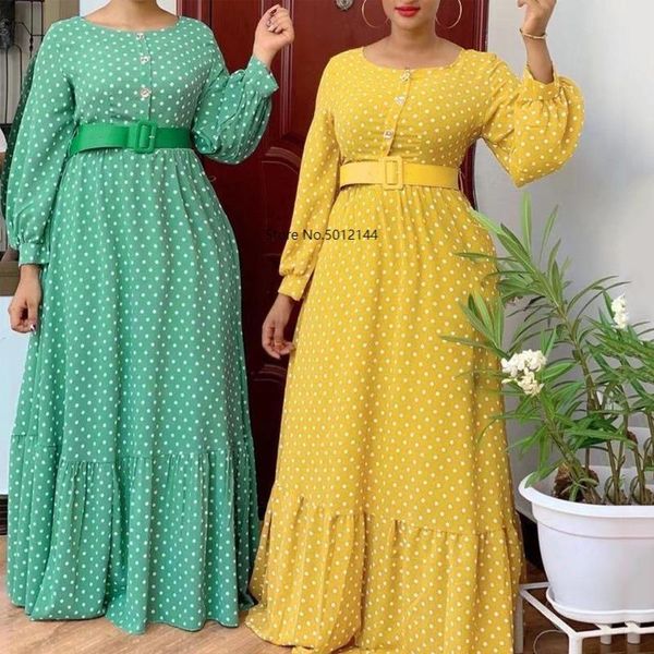 ethnic clothing women dress african print polka dot chiffon dresses 2021 spring summer fashion maxi abaya kaftan elegant evening robe outfit, Red
ethnic clothing women dress african print polka dot chiffon dresses 2021 spring summer fashion maxi abaya kaftan elegant evening robe outfit, Red