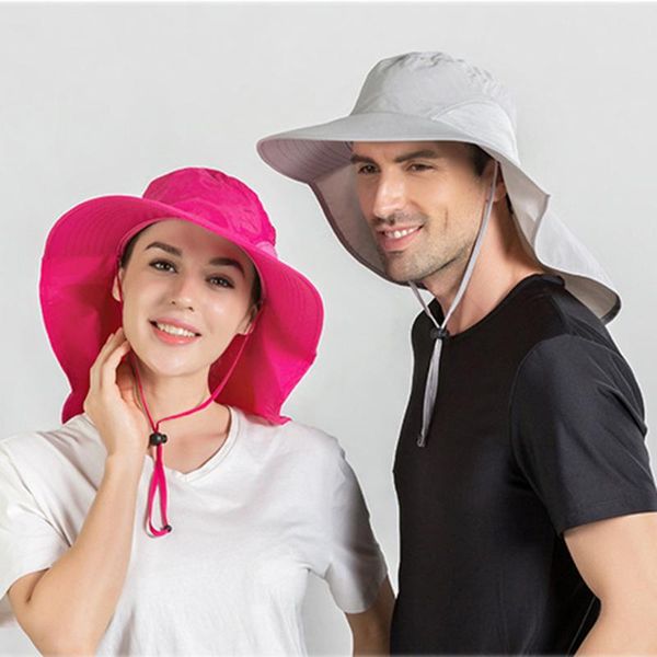 sun hat men women bucket with neck flap outdoor uv protection large wide brim hiking fishing mesh breathable cap #c hats, Black;white
sun hat men women bucket with neck flap outdoor uv protection large wide brim hiking fishing mesh breathable cap #c hats, Black;white
