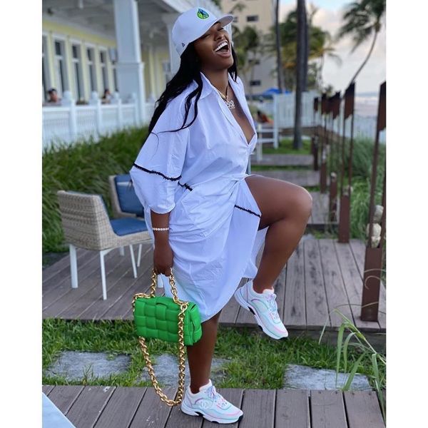 dress women dressed in loose white shirt oversized irregular summer with pockets button up african fashion plus female ladies x0ul, Black;gray
dress women dressed in loose white shirt oversized irregular summer with pockets button up african fashion plus female ladies x0ul, Black;gray