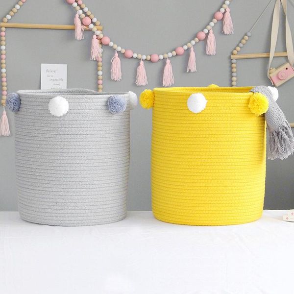 large woven cotton rope storage basket baby laundry hamper bin baskets for organize toy diaper home decor & organization
large woven cotton rope storage basket baby laundry hamper bin baskets for organize toy diaper home decor & organization