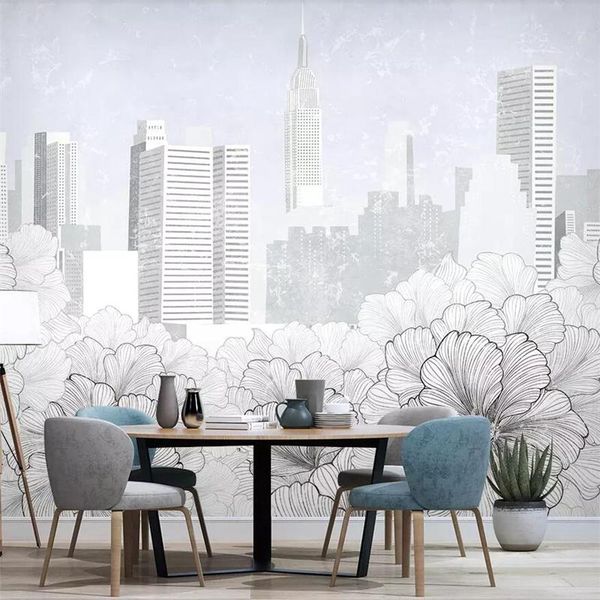 wallpapers custom modern minimalist line drawing flower city architecture tv background painting large mural green self adhesive wallpaper
wallpapers custom modern minimalist line drawing flower city architecture tv background painting large mural green self adhesive wallpaper
