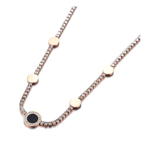 sparkling titanium stainless steel cz crystal 5pcs disc choker necklaces for women bohemia rhinestone necklace n19192 pendant, Silver
sparkling titanium stainless steel cz crystal 5pcs disc choker necklaces for women bohemia rhinestone necklace n19192 pendant, Silver