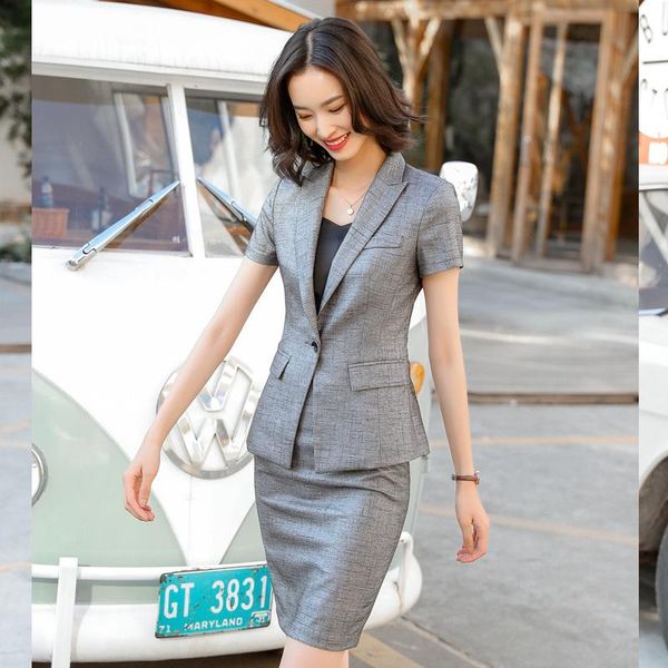 two piece dress novelty grey fashion styles 2021 summer formal suits with jackets coat and pants&skirt for women business work wear blazers, White
two piece dress novelty grey fashion styles 2021 summer formal suits with jackets coat and pants&skirt for women business work wear blazers, White
