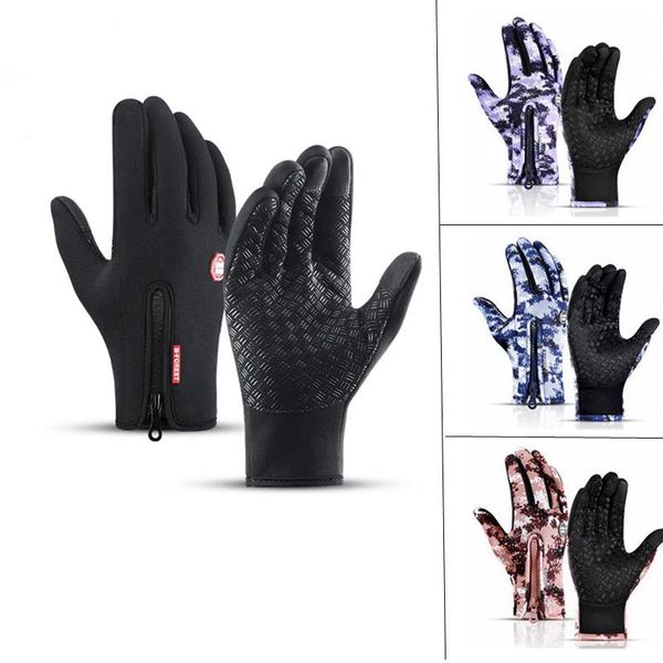 winter sports touchscreen gloves camouflage thermal warm cycling ski outdoor camping hiking motorcycle, Black
winter sports touchscreen gloves camouflage thermal warm cycling ski outdoor camping hiking motorcycle, Black