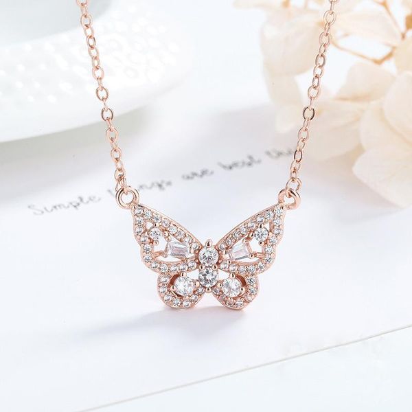 pendant necklaces crystal butterfly clavicle chain silver color rose gold sweet delicate sparkling jewelry gifts for lovers
pendant necklaces crystal butterfly clavicle chain silver color rose gold sweet delicate sparkling jewelry gifts for lovers