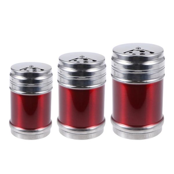 storage bottles & jars 3 pcs stainless steel seasoning shaker pepper salt sugar spice powder cooking tools household outdoor barbecue bottle
storage bottles & jars 3 pcs stainless steel seasoning shaker pepper salt sugar spice powder cooking tools household outdoor barbecue bottle