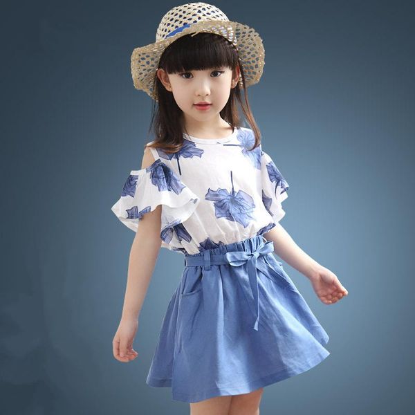 pattern school girl shirt and skirt set summer teenage 4 5t to 12y child casual blouse drop shoulder sleeve clothing sets, White
pattern school girl shirt and skirt set summer teenage 4 5t to 12y child casual blouse drop shoulder sleeve clothing sets, White
