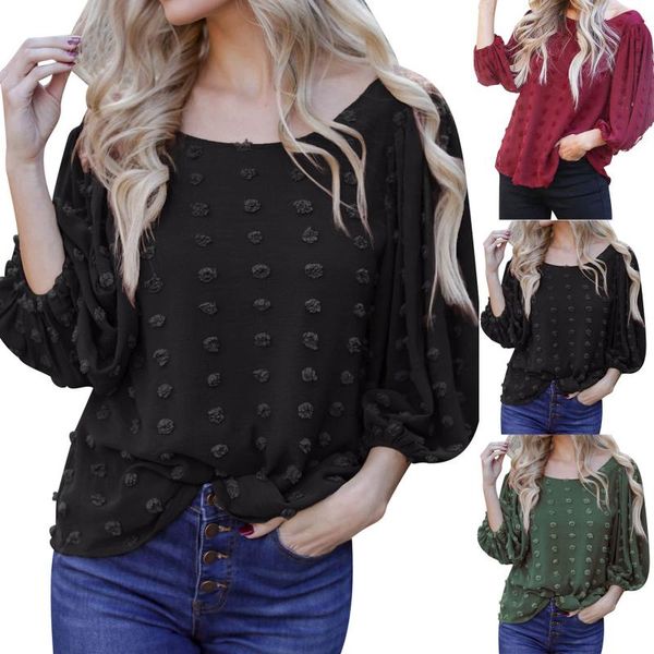 fashion women t-shirt tees summer chiffon three quarter puff sleeve o-neck pullover backless solid applique casual loose women's, White
fashion women t-shirt tees summer chiffon three quarter puff sleeve o-neck pullover backless solid applique casual loose women's, White