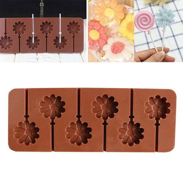baking & pastry tools lollipop mold multi-purpose daisy chocolate candy with 6pcs stick
baking & pastry tools lollipop mold multi-purpose daisy chocolate candy with 6pcs stick