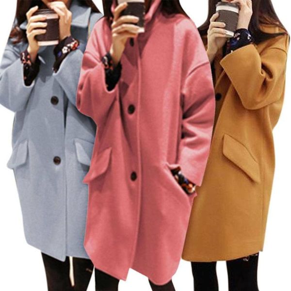 autumn and winter woolen coat female mid-long single breasted casual women's plus size overcoat wool & blends, Black
autumn and winter woolen coat female mid-long single breasted casual women's plus size overcoat wool & blends, Black