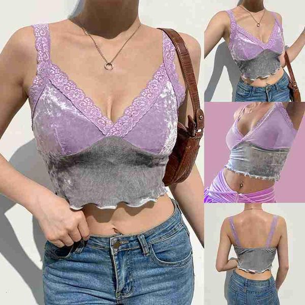 women's tanks & camis purple aesthetic velvet crop women lace trim cute kawaii clothes contrast stitched v neck vintage tank top, White
women's tanks & camis purple aesthetic velvet crop women lace trim cute kawaii clothes contrast stitched v neck vintage tank top, White
