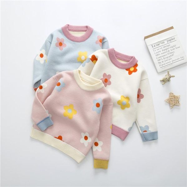 pullover flower clothes for toddler kids baby girls knit outwear autumn long sleeve sweater children's thickened clothing, Blue
pullover flower clothes for toddler kids baby girls knit outwear autumn long sleeve sweater children's thickened clothing, Blue