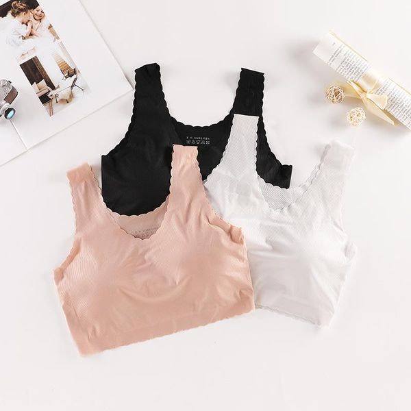 bras small chest thin section of a piece seamless underwear ladies bra without steel ring thread wrapped primer, Red;black
bras small chest thin section of a piece seamless underwear ladies bra without steel ring thread wrapped primer, Red;black
