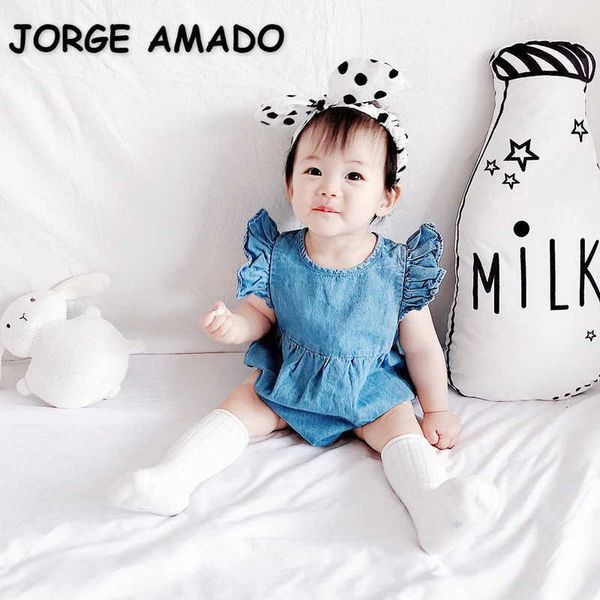 wholesale spring korean style baby girl bodysuit denim jumpsuit sister brother clothes cute kids born suit e 210610, Blue
wholesale spring korean style baby girl bodysuit denim jumpsuit sister brother clothes cute kids born suit e 210610, Blue