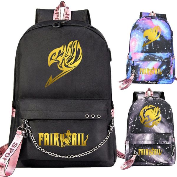 backpack cartoon cute boys girls kids school bag gold fairy tail prints women usb chain canvas men bagpack packsack bookbag
backpack cartoon cute boys girls kids school bag gold fairy tail prints women usb chain canvas men bagpack packsack bookbag