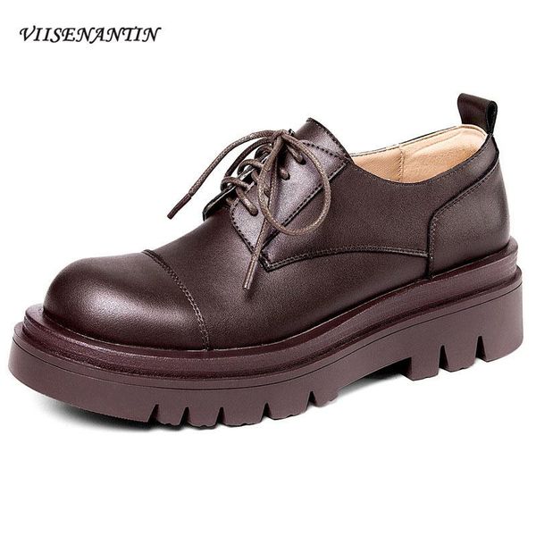 dress shoes stitching lace-up deep-mouth single casual retro round toe thick-soled mid-heel heightening british style leather, Black
dress shoes stitching lace-up deep-mouth single casual retro round toe thick-soled mid-heel heightening british style leather, Black
