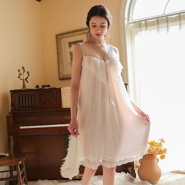 women's sleepwear lace v-neck nightgown sleep dressing women princess nightwear nightie mesh home clothing casual suspender skirt, Black;red
women's sleepwear lace v-neck nightgown sleep dressing women princess nightwear nightie mesh home clothing casual suspender skirt, Black;red