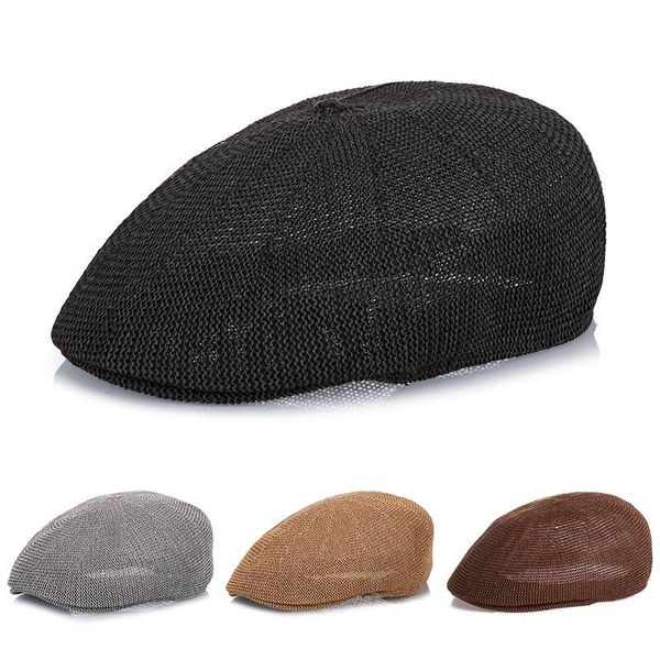 fashion spring summer men mesh beret hats breathable berets caps for women touring cap outdoor sport sunhat gorras, Blue;gray
fashion spring summer men mesh beret hats breathable berets caps for women touring cap outdoor sport sunhat gorras, Blue;gray