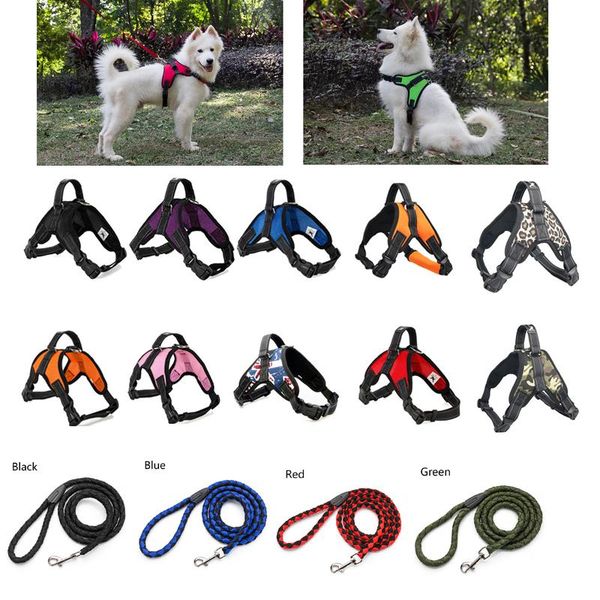 dog collars & leashes personalized harness breathable adjustable nylon mesh vest for large dogs puppy collar cat pet chest strap
dog collars & leashes personalized harness breathable adjustable nylon mesh vest for large dogs puppy collar cat pet chest strap