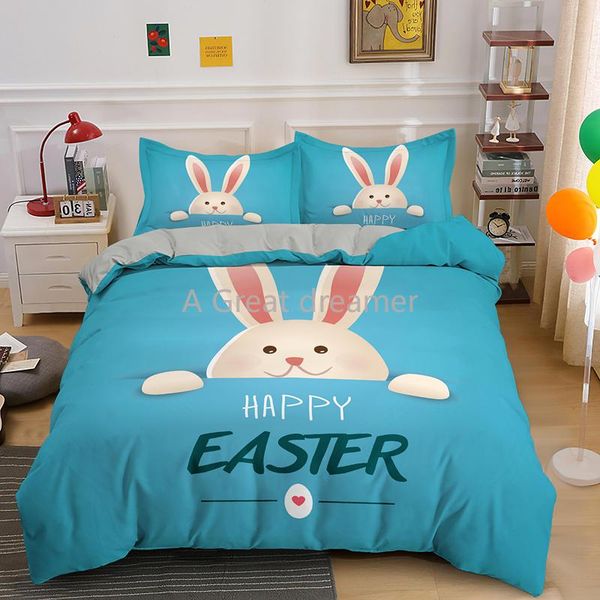 happy easter egg bedding set lovely duvet cover sets for kids gift 2/3pcs bedclothes with pillowcase home textile
happy easter egg bedding set lovely duvet cover sets for kids gift 2/3pcs bedclothes with pillowcase home textile