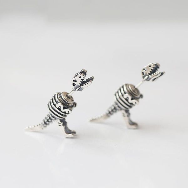 stud domineering retro 925 sterling silver earrings dinosaur personality trendy punk jewelry accessories, Golden;silver
stud domineering retro 925 sterling silver earrings dinosaur personality trendy punk jewelry accessories, Golden;silver
