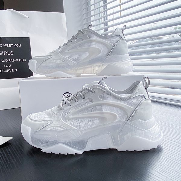 2021 white sneakers woman casual shoes fashion mesh thick jelly sole sport ladies trainers designer chunky sneakers women basket
2021 white sneakers woman casual shoes fashion mesh thick jelly sole sport ladies trainers designer chunky sneakers women basket