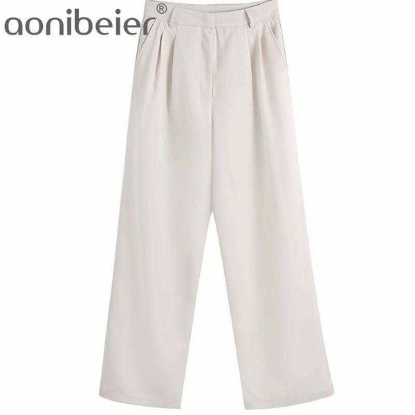women trousers spring folds detail high waist long pants casual straight pant side pockets suit female bottoms 210604, Black;white
women trousers spring folds detail high waist long pants casual straight pant side pockets suit female bottoms 210604, Black;white