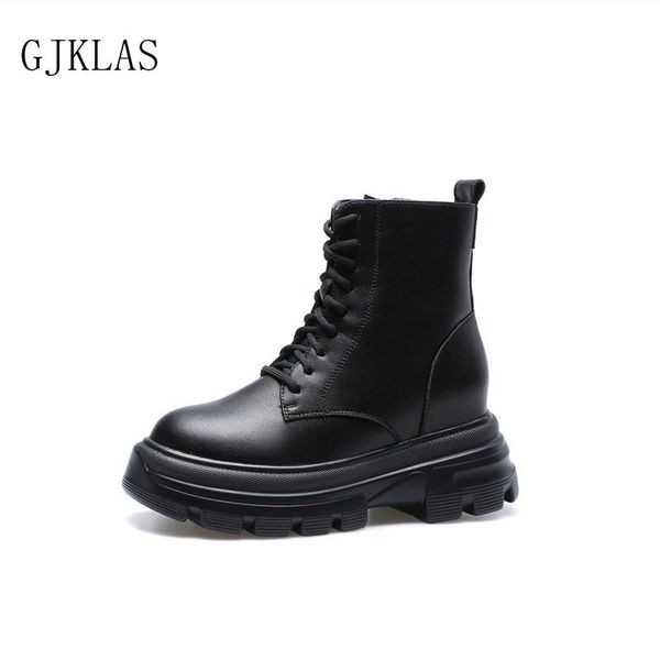 boots platform wedges shoes for women ankle genuine leather fashion casual black white woman high heels
boots platform wedges shoes for women ankle genuine leather fashion casual black white woman high heels