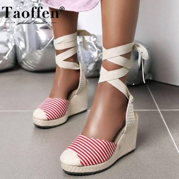 taoffen summer wedges women shoes thick high heels sandals ankle strap round toe casual mixed color size 34-43, Black
taoffen summer wedges women shoes thick high heels sandals ankle strap round toe casual mixed color size 34-43, Black