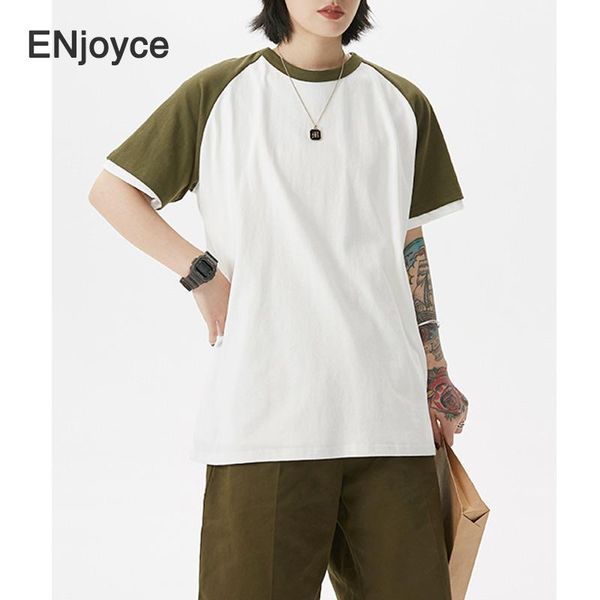 women's t-shirt fashion patchwork sleeve for women men couple casual short pullover loose cotton tee simple tshirt summer 2021, White
women's t-shirt fashion patchwork sleeve for women men couple casual short pullover loose cotton tee simple tshirt summer 2021, White