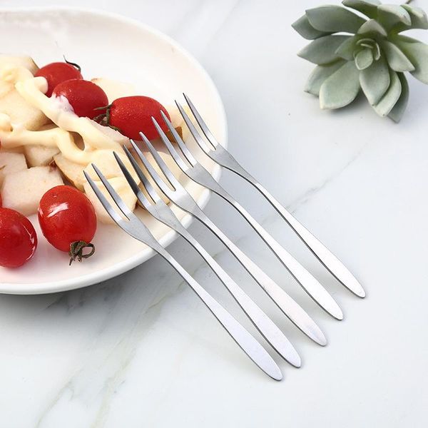 forks strong stainless steel fashion fruit fork silver dessert cake flatware set cutlery solid little dinnerware 10pcs/set
forks strong stainless steel fashion fruit fork silver dessert cake flatware set cutlery solid little dinnerware 10pcs/set