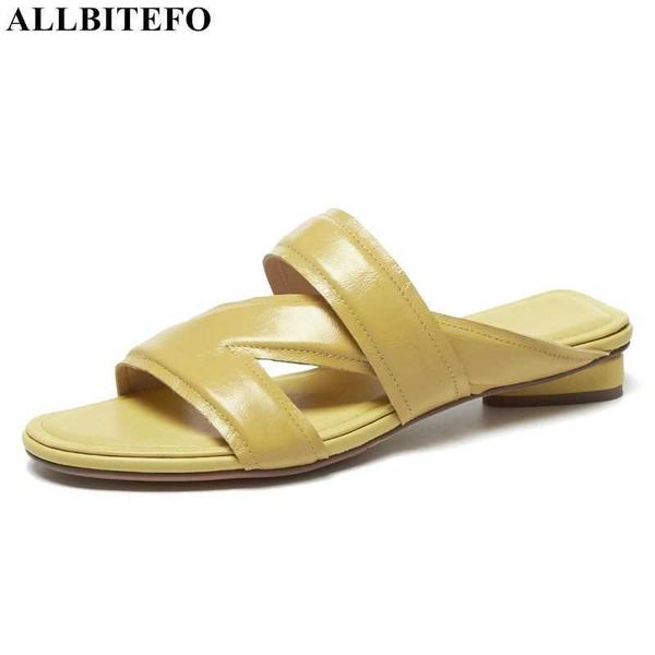 allbitefo peep toe sandals summer beach shoes soft genuine leather women slippers fashion outdoor flip flops pantoufles 210611, Black
allbitefo peep toe sandals summer beach shoes soft genuine leather women slippers fashion outdoor flip flops pantoufles 210611, Black