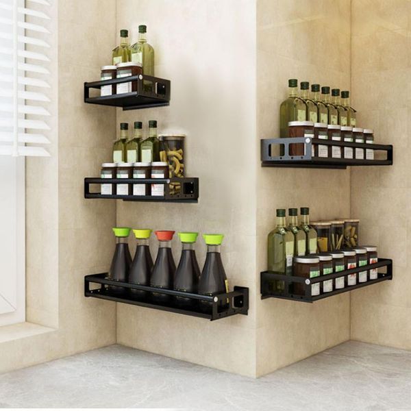 kitchen storage & organization shelf organizer wall mounted bracket rack stainless steel spice jar cabinet supplies bathroom
kitchen storage & organization shelf organizer wall mounted bracket rack stainless steel spice jar cabinet supplies bathroom
