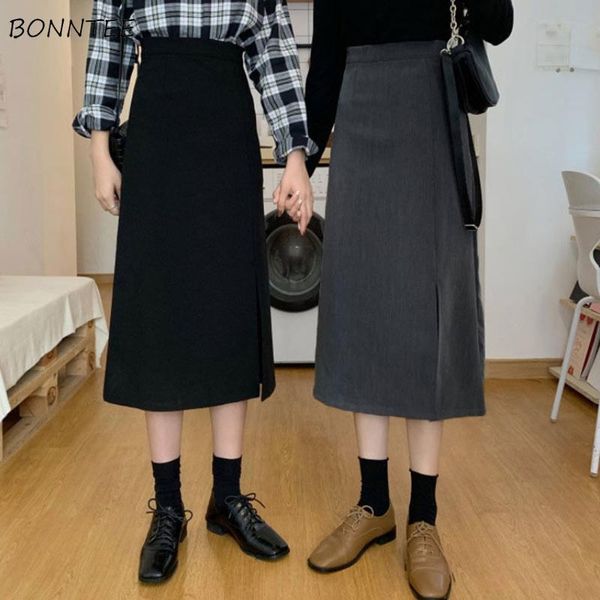 skirts women s-xxxl solid college sweet side-slit faldas mid-calf simple fashion spring friends all-match harajuku slim clothing, Black
skirts women s-xxxl solid college sweet side-slit faldas mid-calf simple fashion spring friends all-match harajuku slim clothing, Black