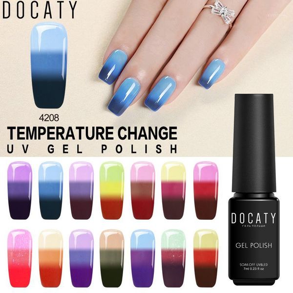 docaty 7ml nail gel polish soak off semi permanent selling temperature change colors for manicure hybrid art1, Red;pink
docaty 7ml nail gel polish soak off semi permanent selling temperature change colors for manicure hybrid art1, Red;pink