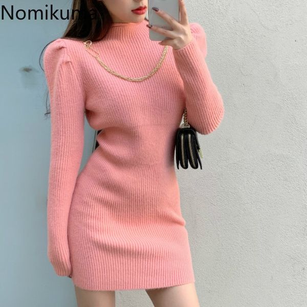 nomikuma thick slim puff sleeve knitted dresses korean chain turtleneck women sweater dress new stretch bodycorn vestidos 6d833 210427, Black;gray
nomikuma thick slim puff sleeve knitted dresses korean chain turtleneck women sweater dress new stretch bodycorn vestidos 6d833 210427, Black;gray