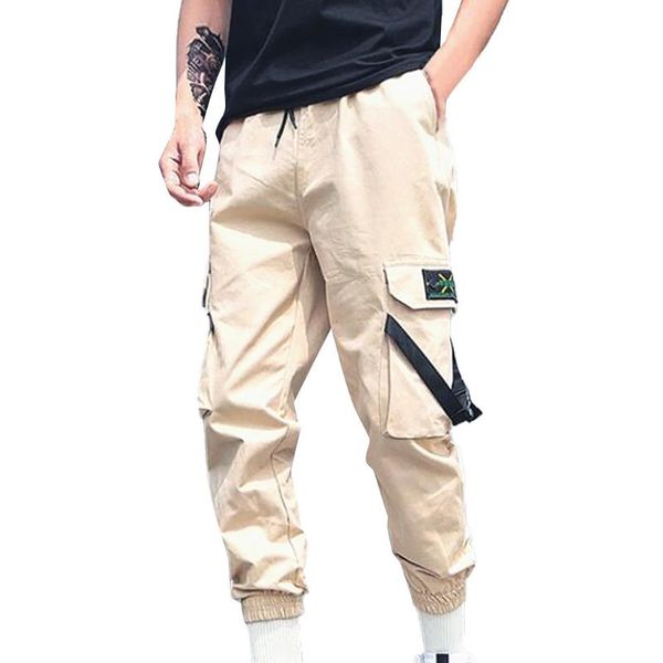 men's pants streetwear multi pockets cargo hip hop casual male track joggers trousers fashion harajuku men, Black
men's pants streetwear multi pockets cargo hip hop casual male track joggers trousers fashion harajuku men, Black