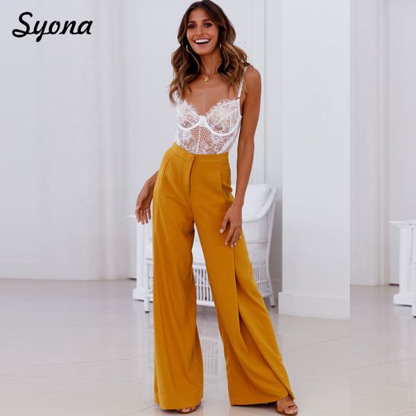 jean for the woman of long labor loosely legged elegant ladies high waist formal harvesting pants relax office yellow lady palazzo, Blue
jean for the woman of long labor loosely legged elegant ladies high waist formal harvesting pants relax office yellow lady palazzo, Blue