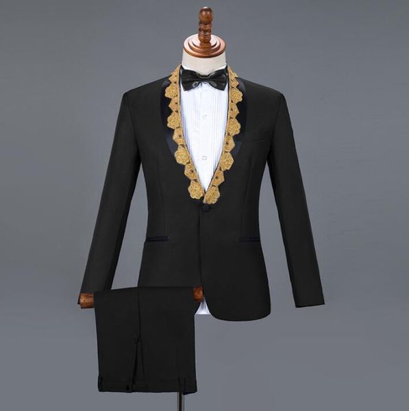 men's suits & blazers flange clothes men designs masculino homme terno stage costumes singers jacket blazer dance star style dress, White;black
men's suits & blazers flange clothes men designs masculino homme terno stage costumes singers jacket blazer dance star style dress, White;black